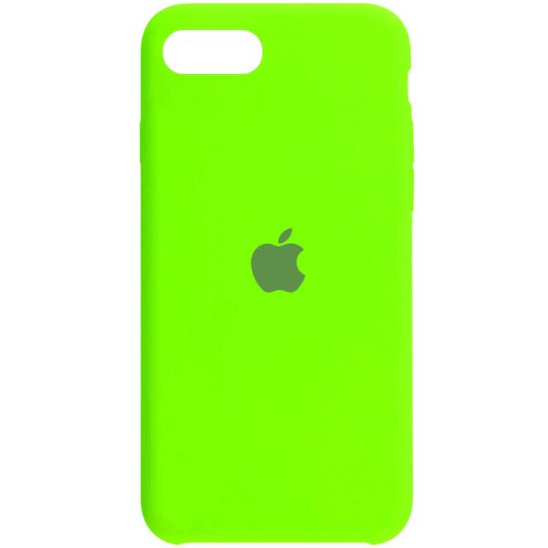 

Чехол Silicone Case (AA) для Apple iPhone SE (2020) Салатовый / Neon green