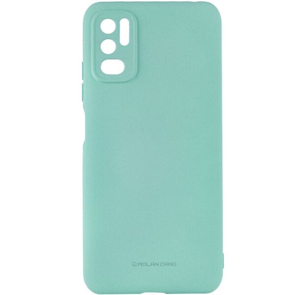 

TPU чехол Molan Cano Smooth для Xiaomi Redmi Note 10 5G / Poco M3 Pro Бирюзовый