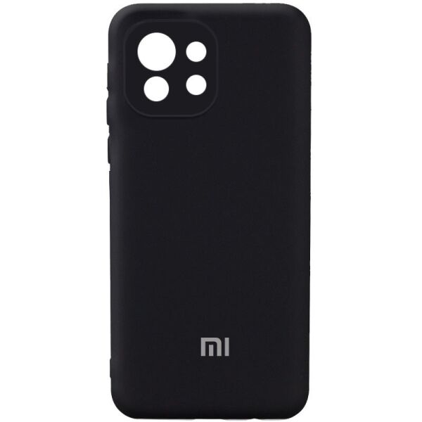

Чехол Silicone Cover Full Camera (AA) для Xiaomi Mi 11 Lite Черный / Black