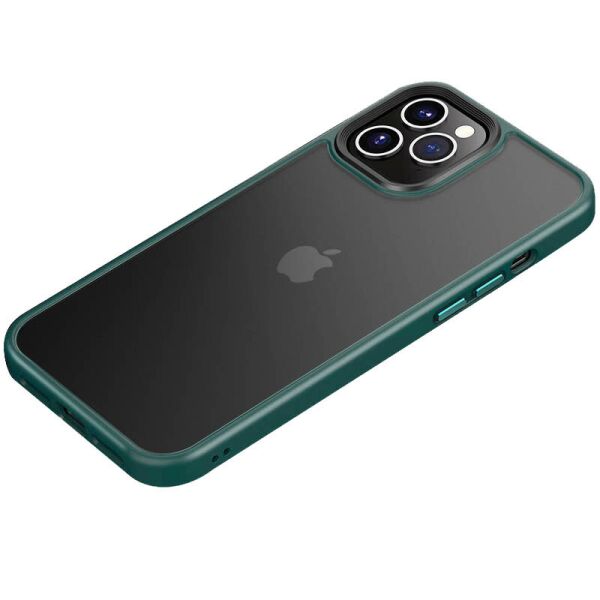 

TPU+PC чехол Metal Buttons для Apple iPhone 11 Pro Max (6.5") Зеленый