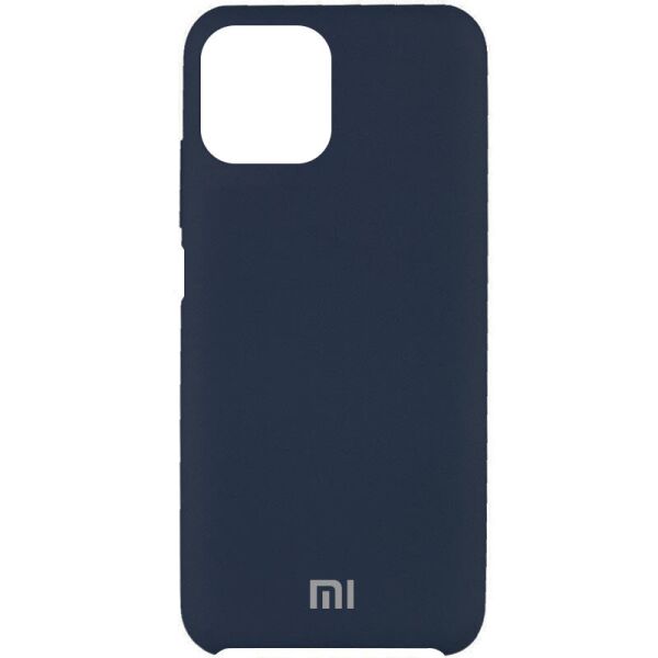 

Чехол Silicone Cover Full Protective (AAA) для Xiaomi Mi 11 Lite Синий / Midnight blue