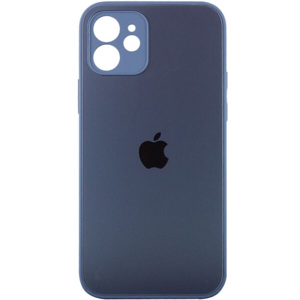 

TPU+Glass чехол Matte Candy Full camera для Apple iPhone 12 mini (5.4") Синий