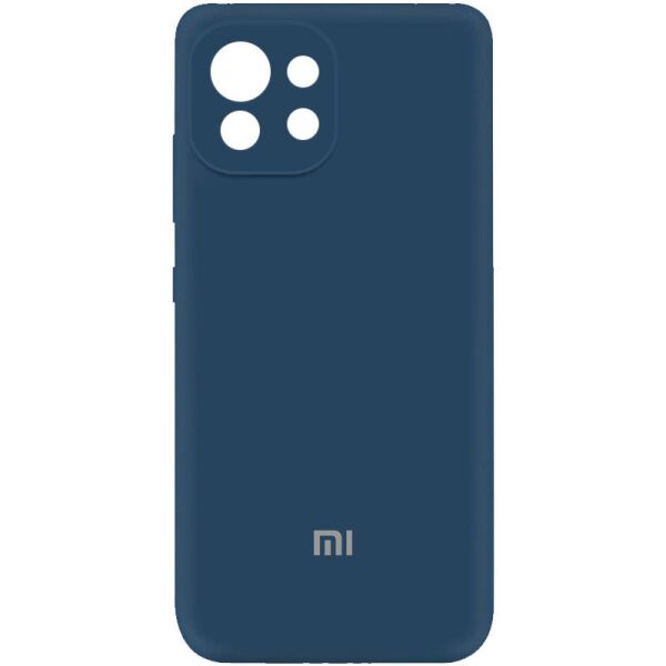 

Чехол Silicone Cover My Color Full Camera (A) для Xiaomi Mi 11 Lite Синий / Navy blue