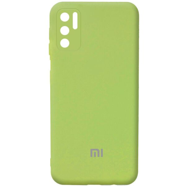 

Чехол Silicone Cover Full Camera (AA) для Xiaomi Redmi Note 10 5G / Poco M3 Pro Мятный / Mint