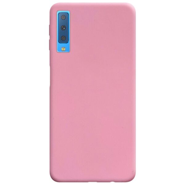 

Силиконовый чехол Candy для Samsung A750 Galaxy A7 (2018) Розовый