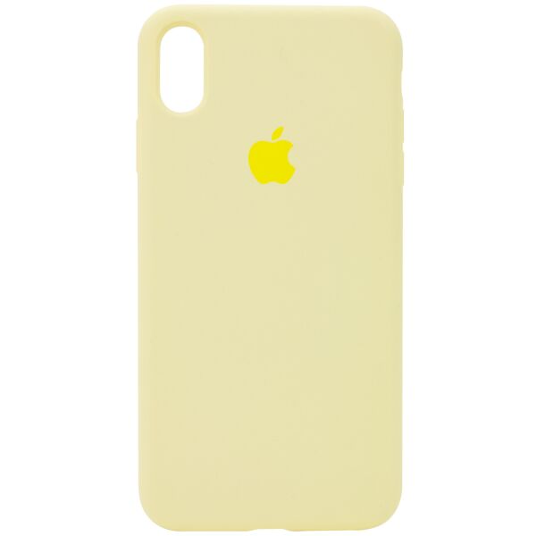 

Чехол Silicone Case Full Protective (AA) для Apple iPhone X (5.8") / XS (5.8") Желтый / Mellow Yellow