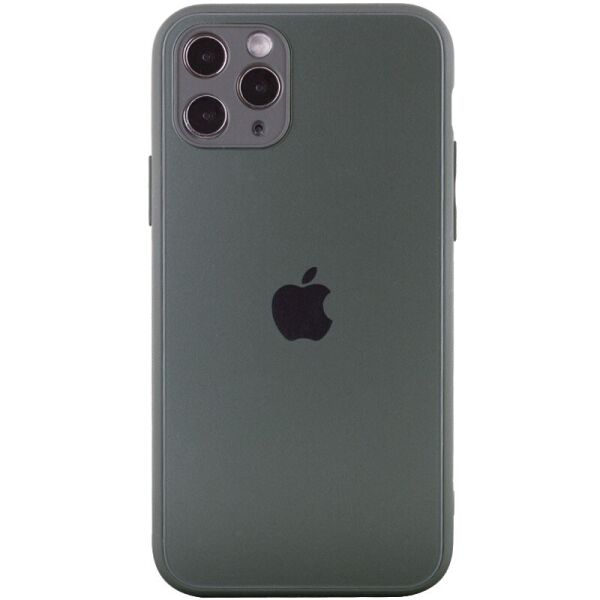 

TPU+Glass чехол Matte Candy Full camera для Apple iPhone 11 Pro (5.8") Зеленый