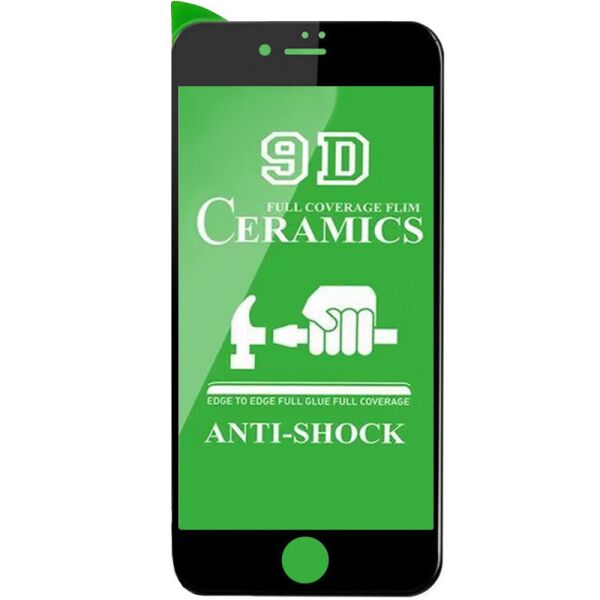 

Защитная пленка Ceramics 9D (без упак.) для Apple iPhone 6/6s / 7 / 8 / SE (2020) (4.7") Черный
