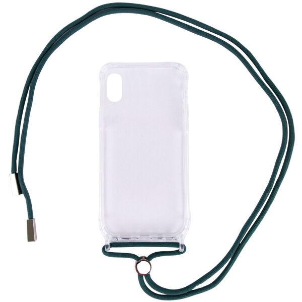 

Чехол TPU Crossbody Transparent для Apple iPhone X / XS (5.8") Зеленый / Forest green