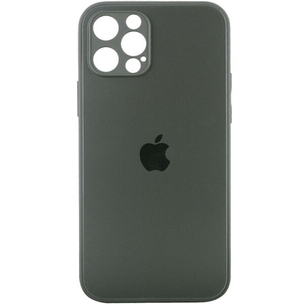 

TPU+Glass чехол Matte Candy Full camera для Apple iPhone 12 Pro Max (6.7") Зеленый