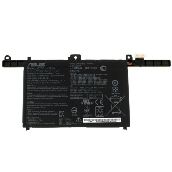 

Аккумуляторная батарея для ноутбука Asus B9450FA (0B200-03560000) ( 67597 )
