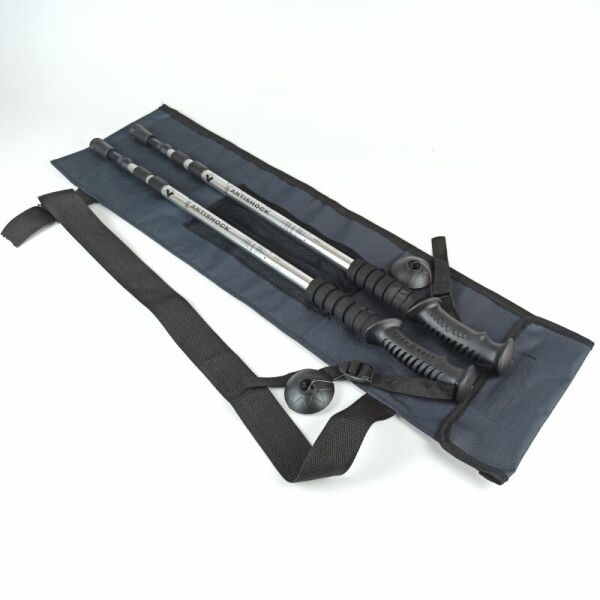 

Палки для скандинавской ходьбы FitMaker Tracking Anti Shock треккинговые скандинавские телескопические с чехлом серебро