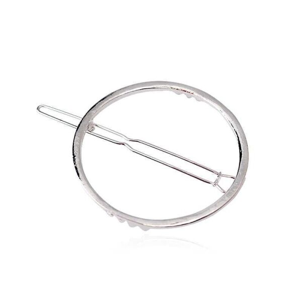 

Заколка для волос контур с защелкой Серебрянное кольцо