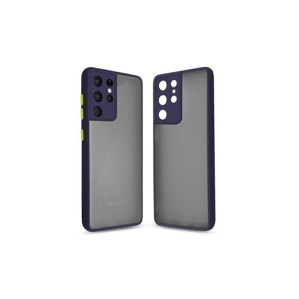 

Чохол до моб. телефона MakeFuture Samsung S21 Ultra Frame (Matte PC+TPU) Blue (MCMF-SS21UBL)