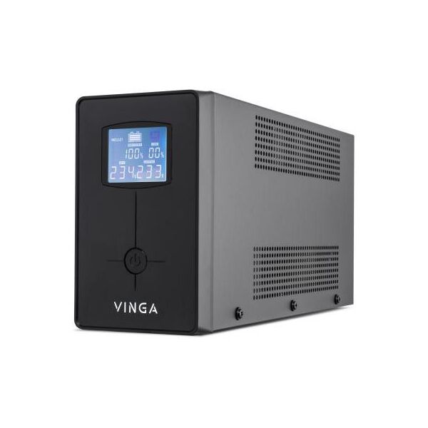 

Пристрій безперебійного живлення Vinga LCD 600VA metal case (VPC-600M)