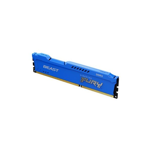 

Модуль пам'яті для комп'ютера DDR3 4GB 1600 MHz Fury Beast Blue HyperX (Kingston Fury) (KF316C10B/4)