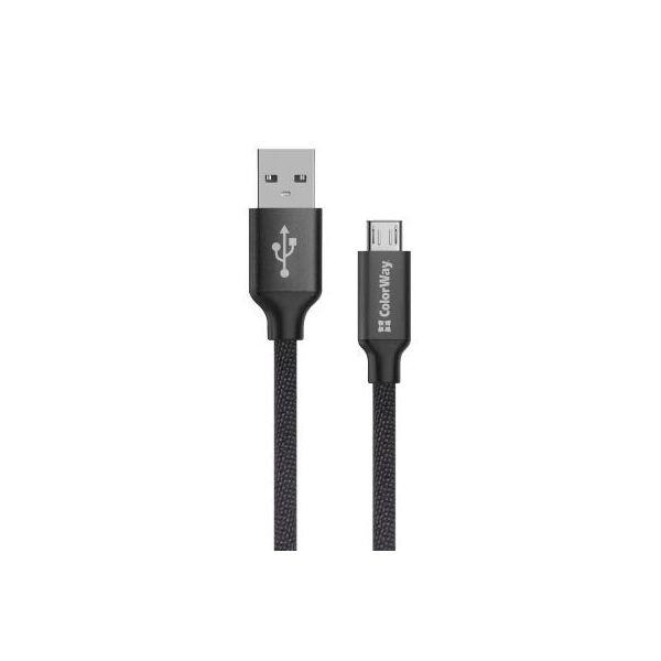 

Дата кабель USB 2.0 AM to Micro 5P 2.0m black Colorway (CW-CBUM009-BK)