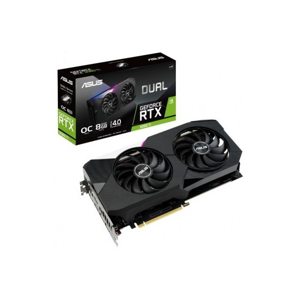 

Відеокарта ASUS GeForce RTX3060Ti 8Gb DUAL OC V2 LHR (DUAL-RTX3060TI-O8G-V2)