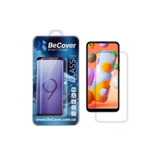 

Скло захисне BeCover Samsung Galaxy A11 SM-A115 Crystal Clear Glass (704842)