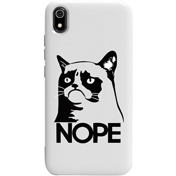 

Чехол-накладка TOTO Pure TPU 2mm Print Case Xiaomi Redmi 7A #4 Cat Nope White
