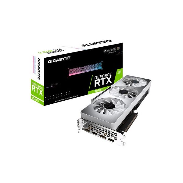 

Відеокарта Gigabyte GeForce RTX3070 Ti 8Gb VISION OC (GV-N307TVISION OC-8G)