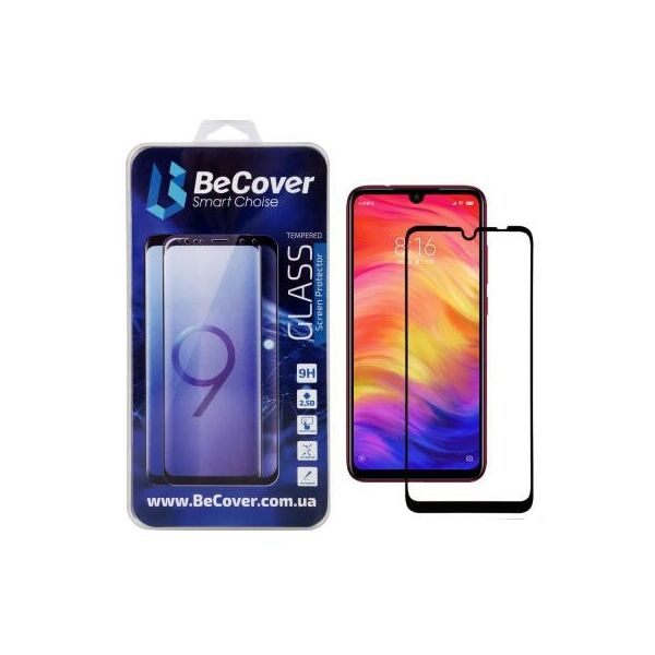 

Скло захисне BeCover Full Glue & Cover Xiaomi Redmi Note 7 Black (703190)