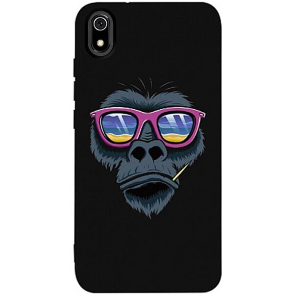 

Чехол-накладка TOTO Matt TPU 2mm Print Case Xiaomi Redmi 7A #67 Monkey Glass Black
