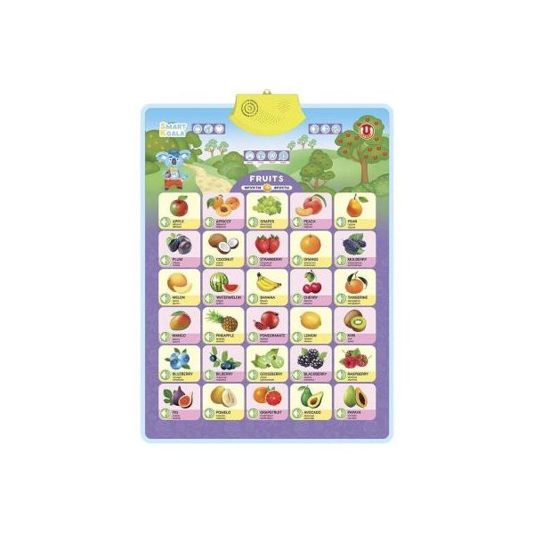 

Интерактивная игрушка Smart Koala Аудиопостер Фрукты (SKCIF3)
