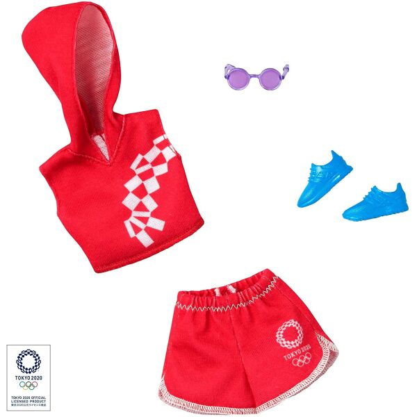 

Одежда для кукол Барби Barbie Clothes: Olympic Games Tokyo 2020 Doll, Sport Top & Skirt GHX83