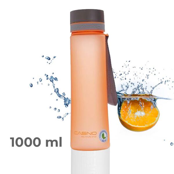 

Пляшка для води CASNO 1000 мл KXN-1111 Помаранчева