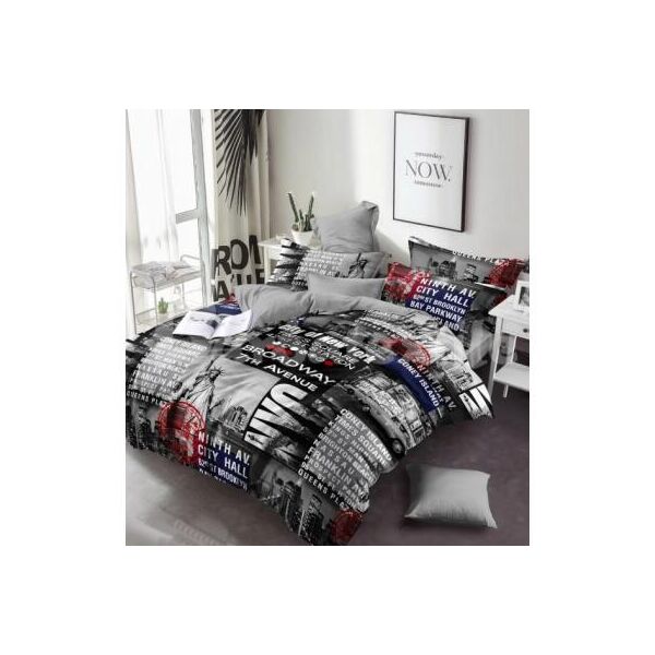 

Постельное белье MirSon Бязь 17-0034 Celeste 175x210 - 2-спальный (2200001396777)