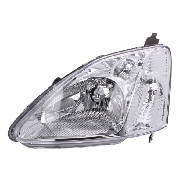 

Левая передняя фара Honda Civic VII 2001-2003 H4, серая рамка, эл. рег., с моторч., 3/5-дв. 217-1137L-LDEM1