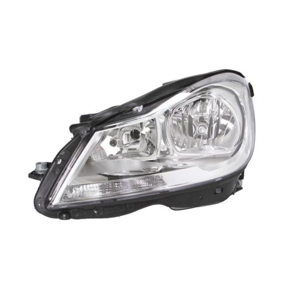 

Левая передняя фара Mercedes C-Class (W204) 2011-2013 H7/H7+поворот., автомат.,+мотор, хром.отражат.