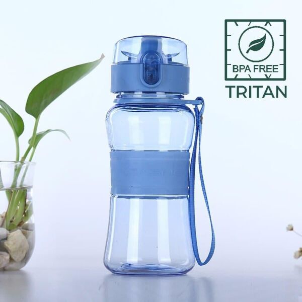 

Пляшка для води CASNO 400 мл KXN-1104 Tritan Блакитна