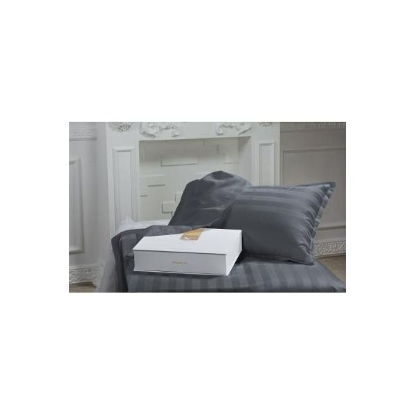 

Постельное белье MirSon Сатин Жаккард Graphite 175х210 - Двуспальный (2200001434882)