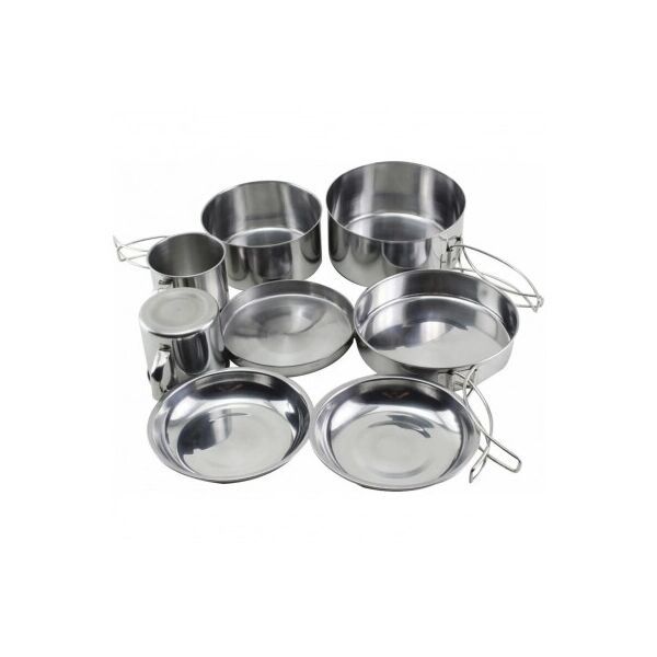 

Набор туристической посуды Highlander Peak Weekender Cookware Kit Metallic (925854)
