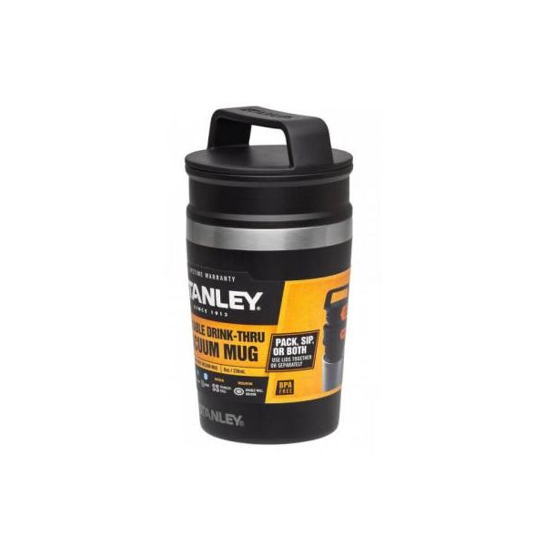 

Термокружка Stanley Shortstack Travel 230 мл Matte Black (6939236382632)