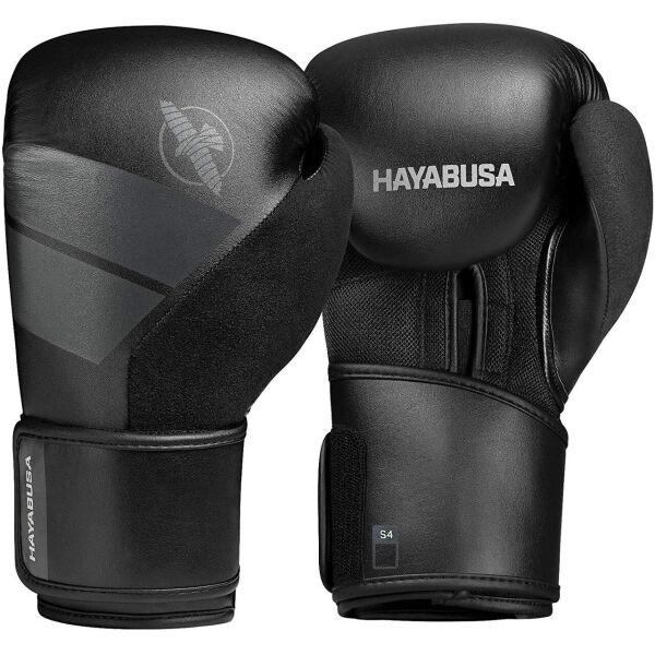 

Боксерські рукавиці Hayabusa S4 - Чорні 12oz (Original) Шкіра