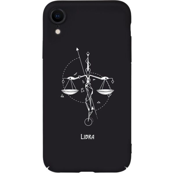 

Чехол-накладка TOTO Full PC Print Case Apple iPhone XR #163_Libra Black