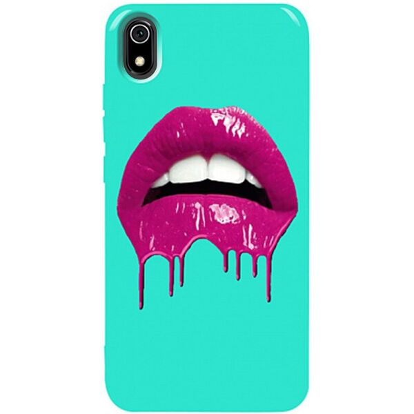 

Чехол-накладка TOTO Pure TPU 2mm Print Case Xiaomi Redmi 7A #32 Lips Mint
