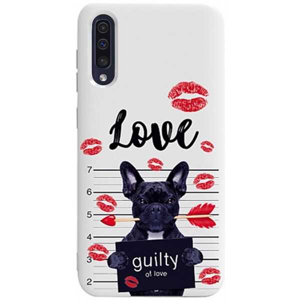 

Чехол-накладка TOTO Pure TPU 2mm Print Case Samsung Galaxy A30s/A50/A50s #39 Dog Kiss White