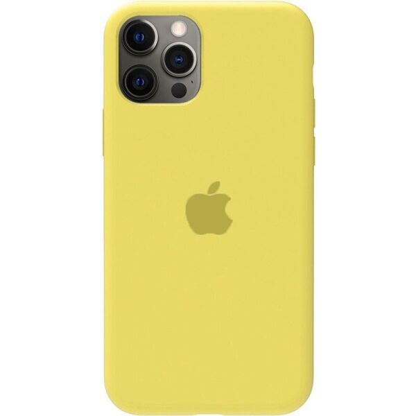 

Чехол-накладка TOTO Silicone Full Protection Case Apple iPhone 12 Pro Max Lemon Yellow