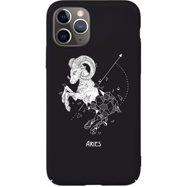 

Чехол-накладка TOTO Full PC Print Case Apple iPhone 11 Pro Max #168_Aries Black