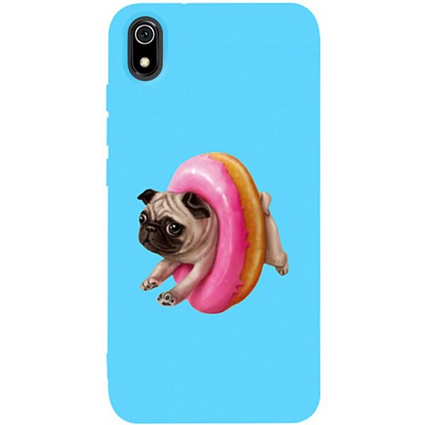 

Чехол-накладка TOTO Matt TPU 2mm Print Case Xiaomi Redmi 7A #34 Dog Donat Sky Blue