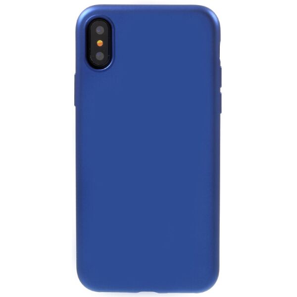 

Чехол-накладка TOTO Full covered rubberized PC case iPhone X Blue