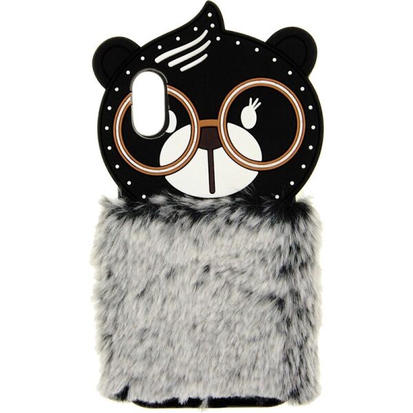 

Чехол-накладка TOTO TPU Fluffy Case IPhone X Bear Gray