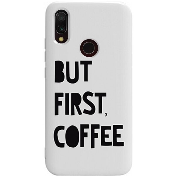 

Чехол-накладка TOTO Pure TPU 2mm Print Case Xiaomi Redmi 7 #41 First Coffee White