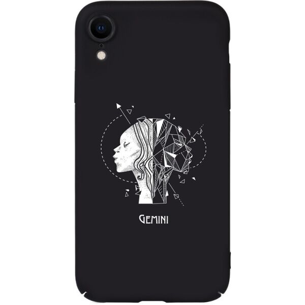 

Чехол-накладка TOTO Full PC Print Case Apple iPhone XR #162_Gemini Black