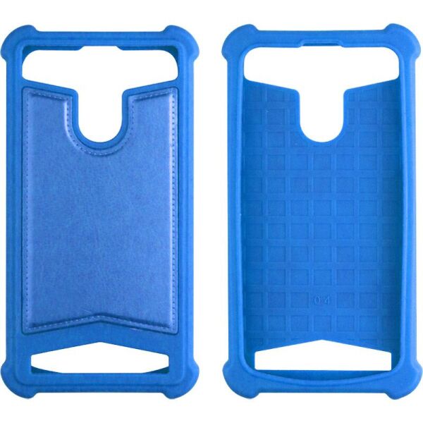 

Чехол-накладка TOTO Universal TPU case 5,5" Blue