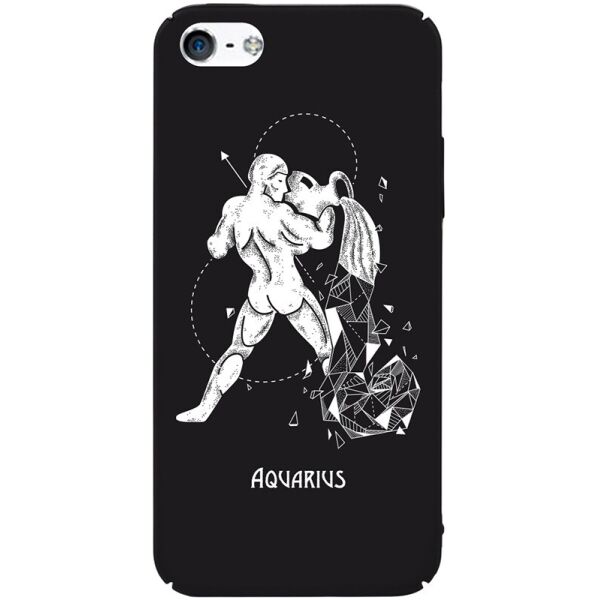 

Чехол-накладка TOTO Full PC Print Case Apple iPhone SE/5s/5 #164_Aquarius Black